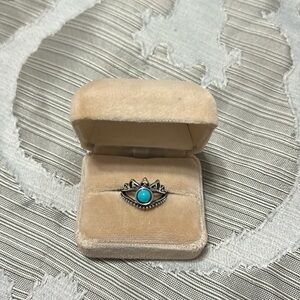 Faux turquoise ring